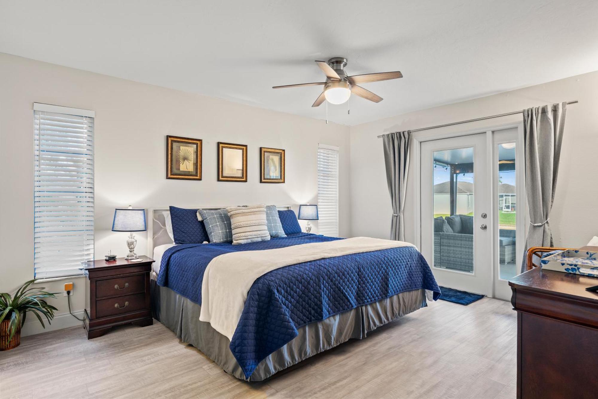 Serenity Waterfront Villa With King Suite, Private Pool, Great Lanai Enclosure And Long Water Views Cape Coral Eksteriør billede